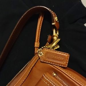 Coach Classic Medium Length Shoulder Strap Bag, Lined, Pockets